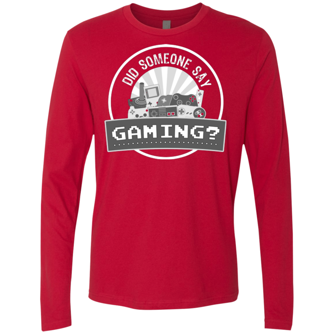Someone Say Gaming Men's Premium Long Sleeve