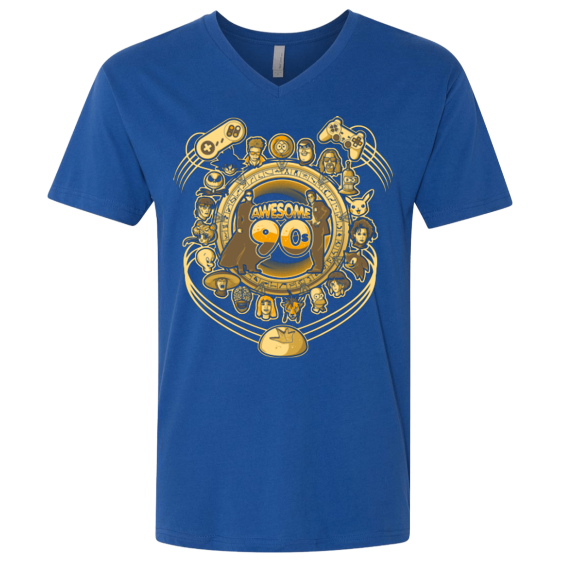 AWESOME 90S Men's Premium V-Neck