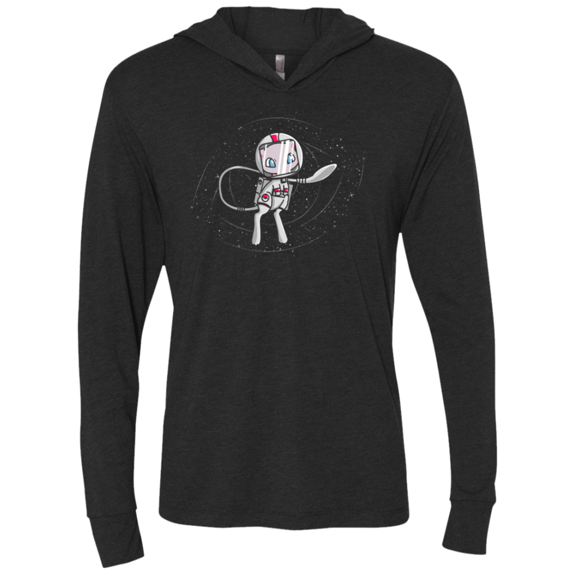 LIFE IN SPACE Triblend Long Sleeve Hoodie Tee