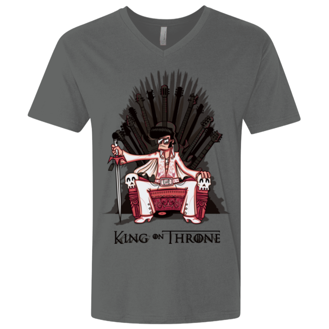 King on Throne Men's Premium V-Neck