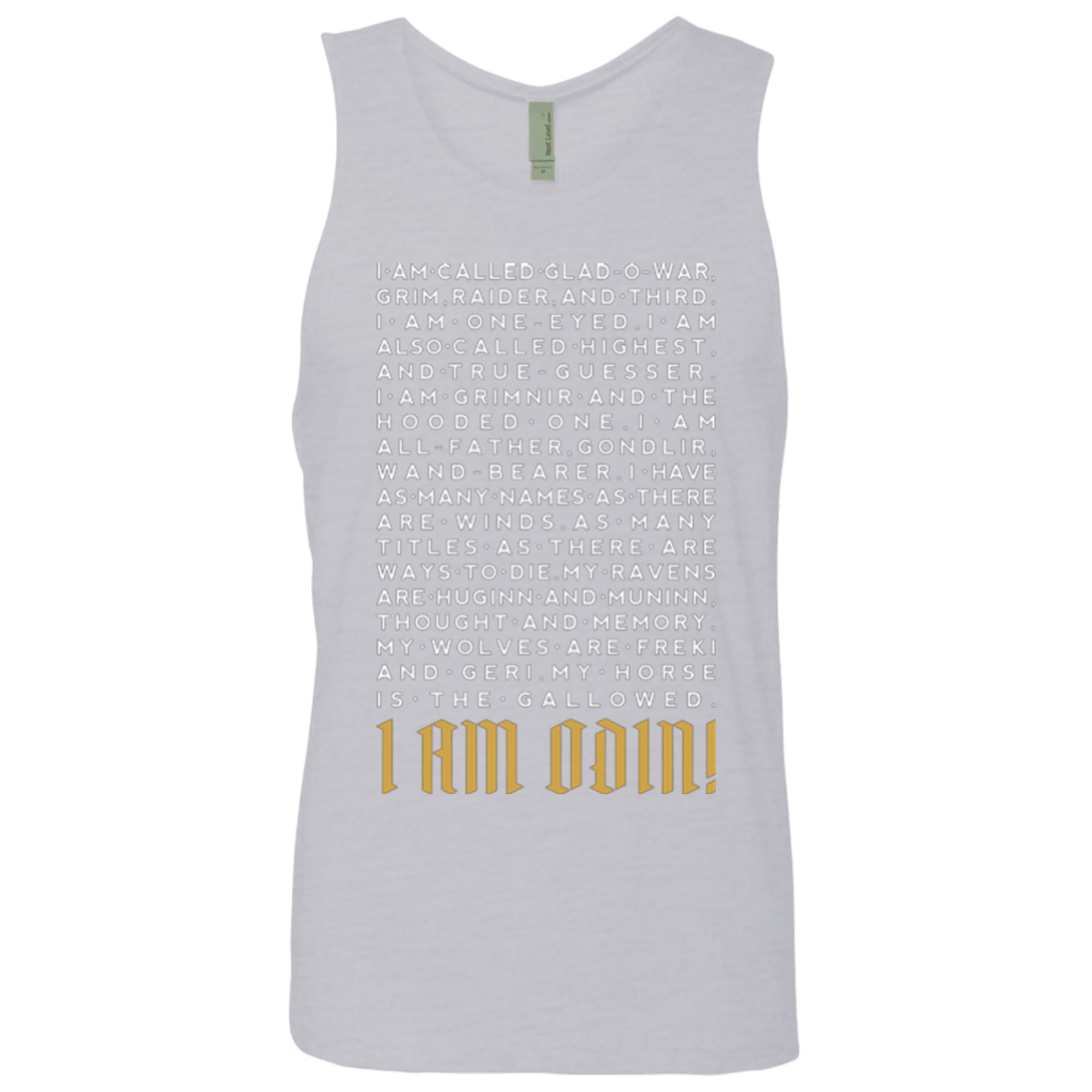 I am Odin Men's Premium Tank Top