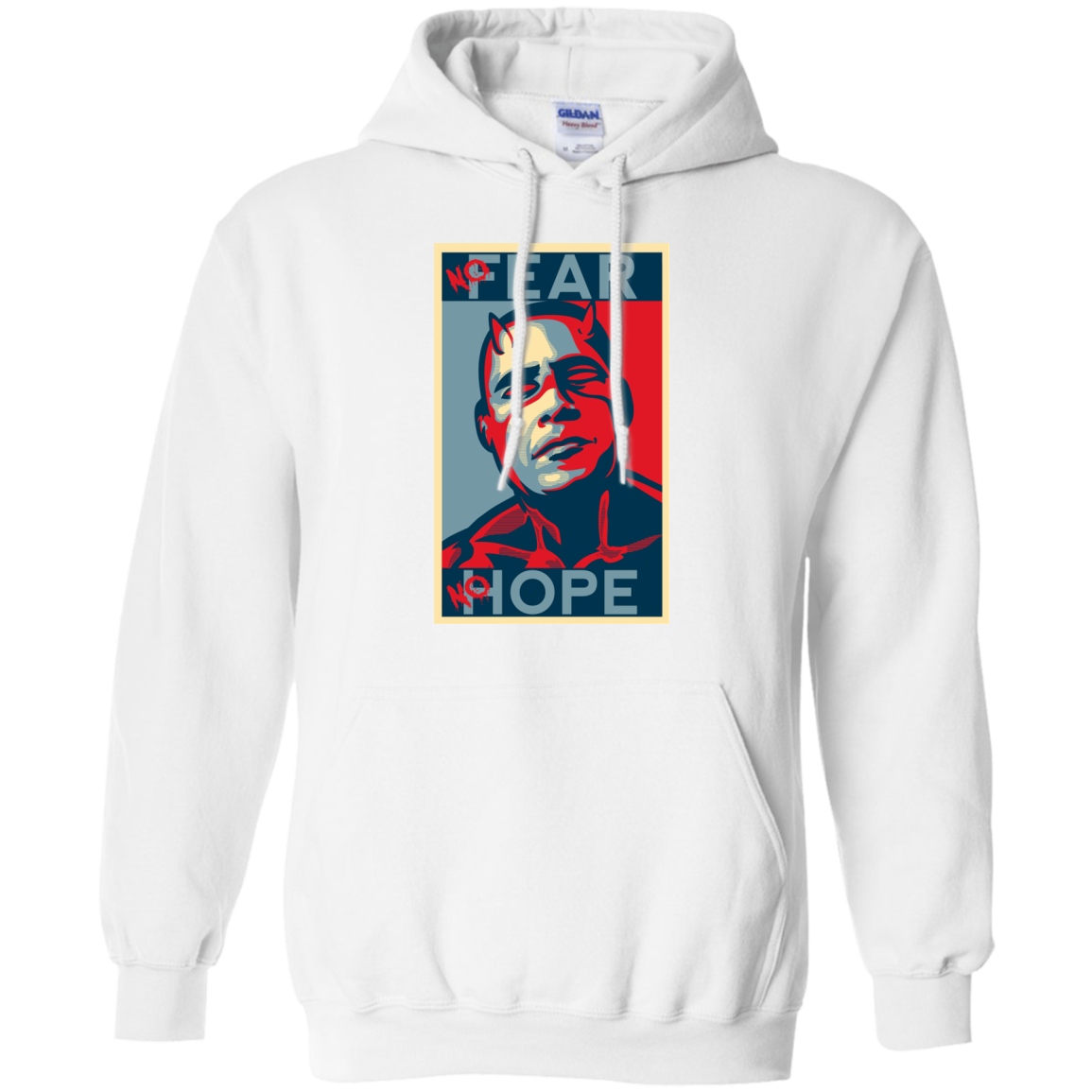 A man with no fear Pullover Hoodie