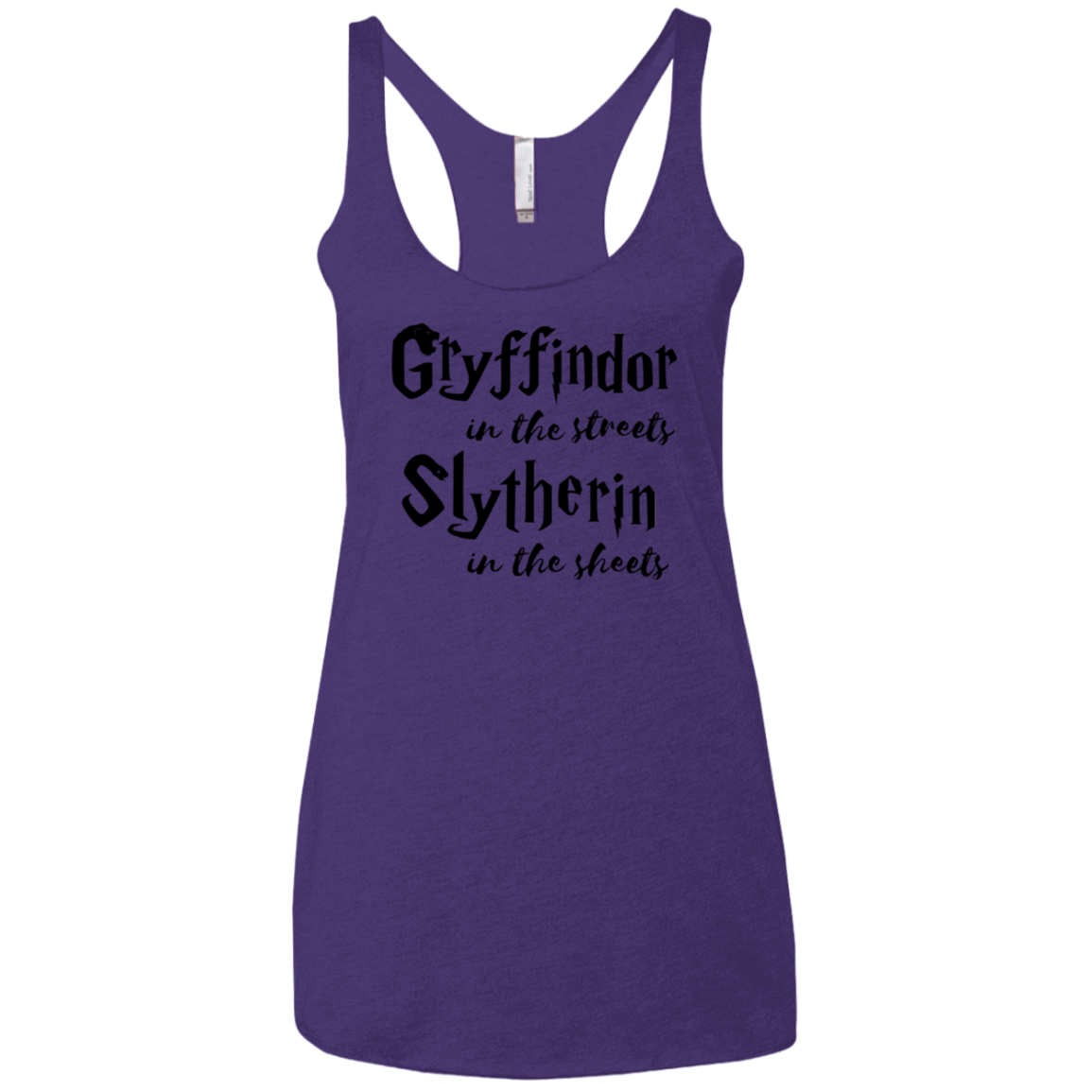 Gryffindor Streets Women's Triblend Racerback Tank
