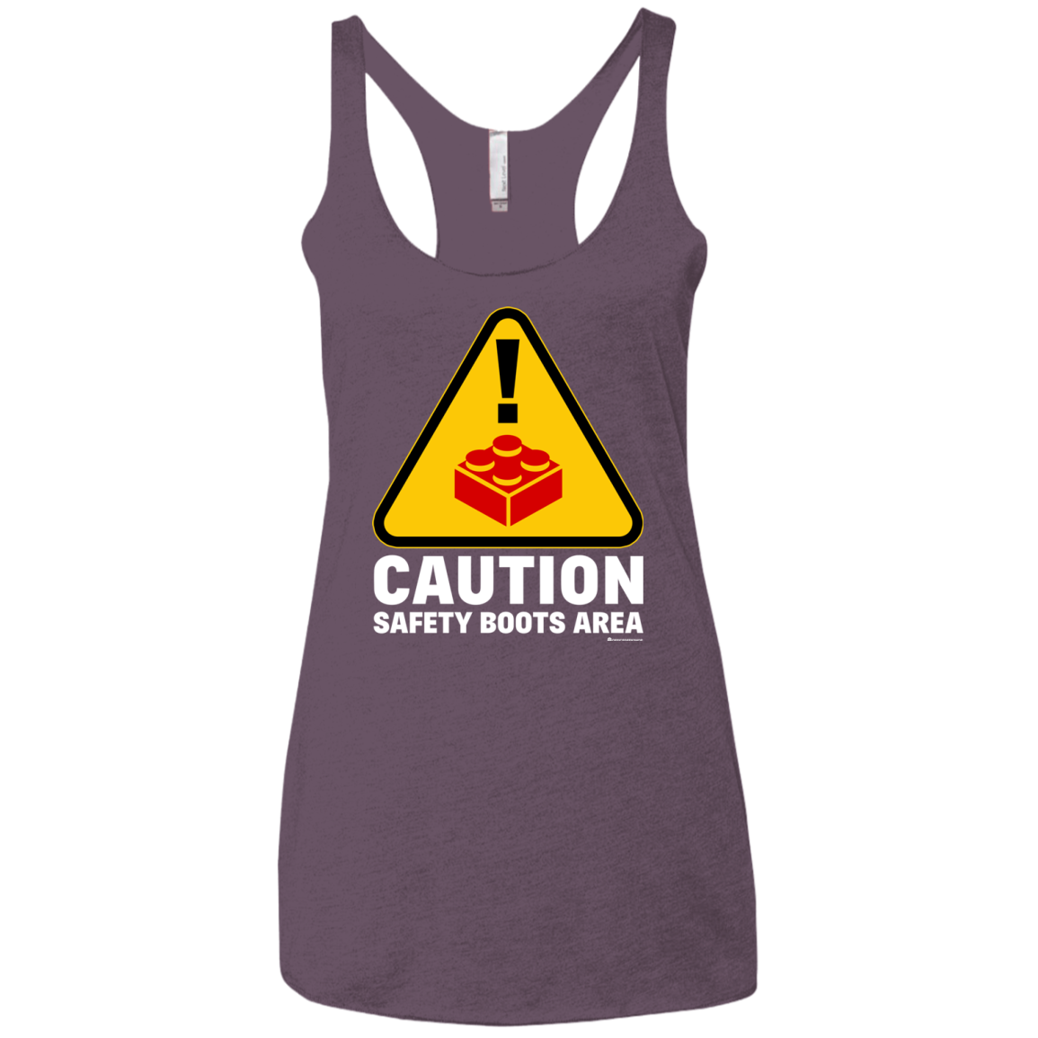 Watch Your Step Women's Triblend Racerback Tank
