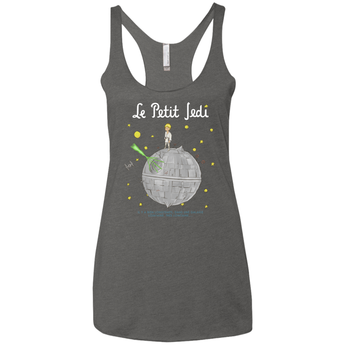 Le Petit Jedi Women's Triblend Racerback Tank