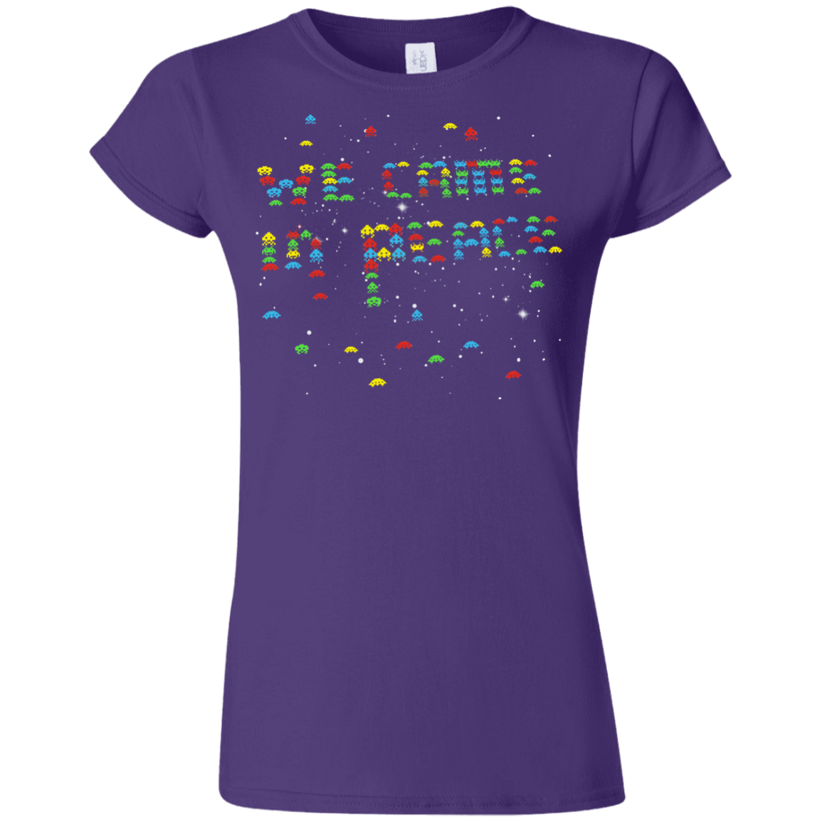 We came in peace Junior Slimmer-Fit T-Shirt