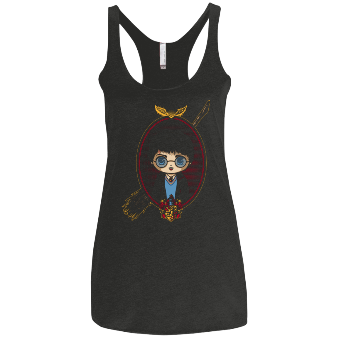 Potter Portrait Women's Triblend Racerback Tank