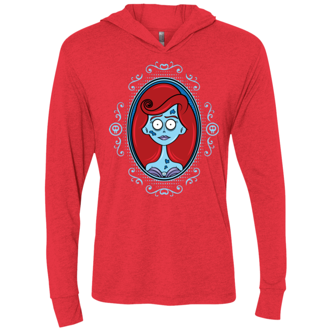 The Corpse Dreamer Triblend Long Sleeve Hoodie Tee