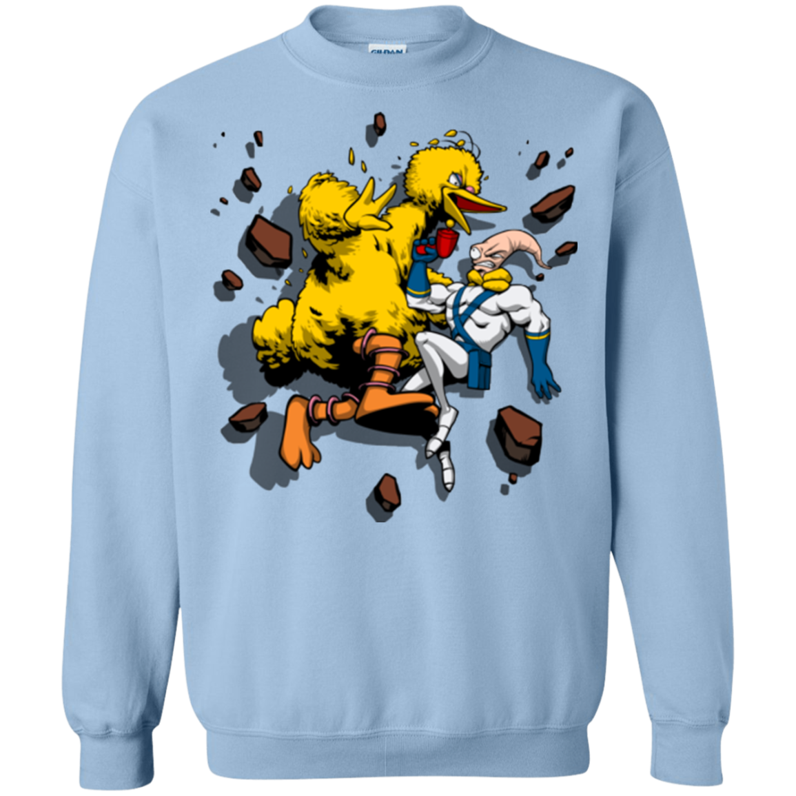 Big Bird and Worm Crewneck Sweatshirt