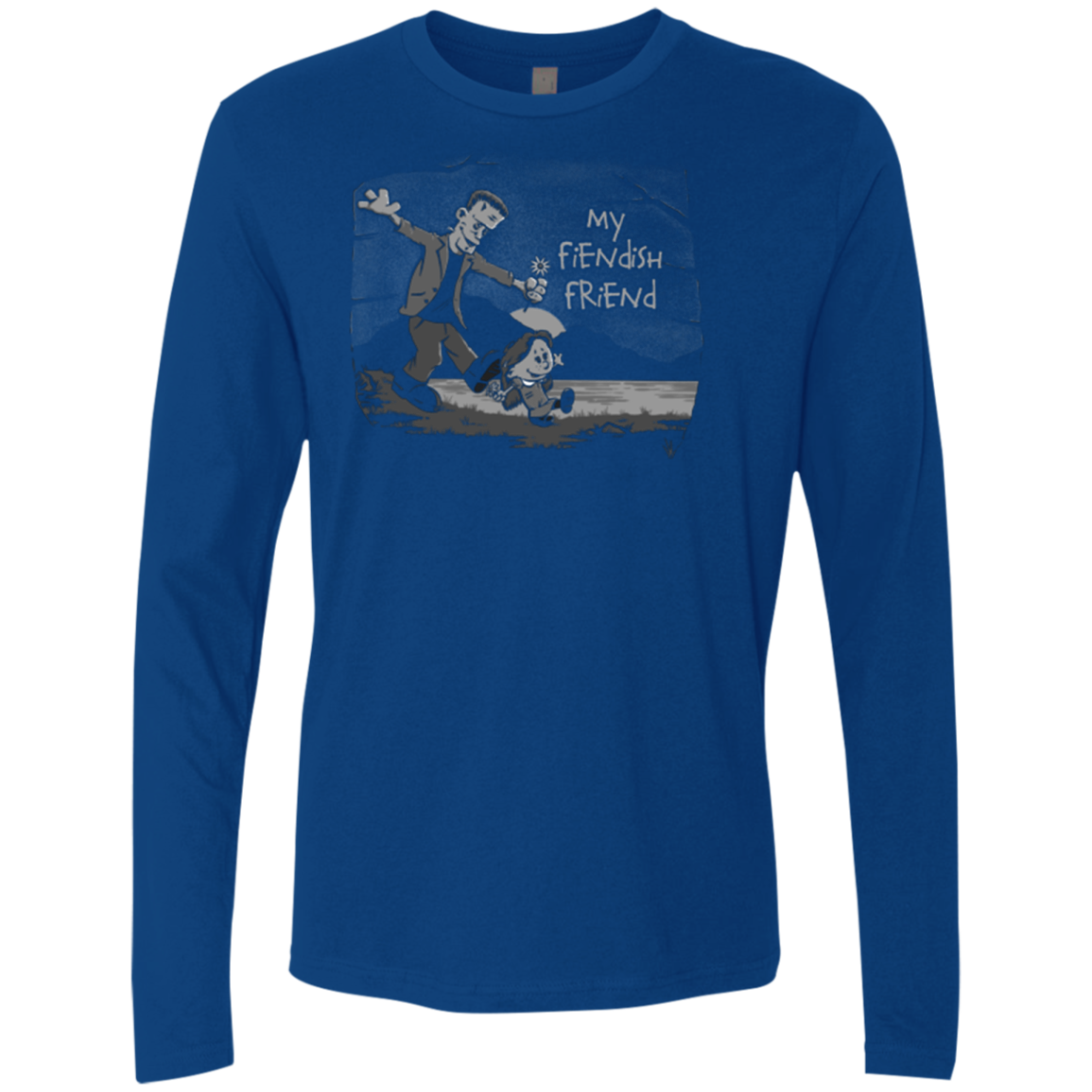 My Fiendish Friend Men's Premium Long Sleeve