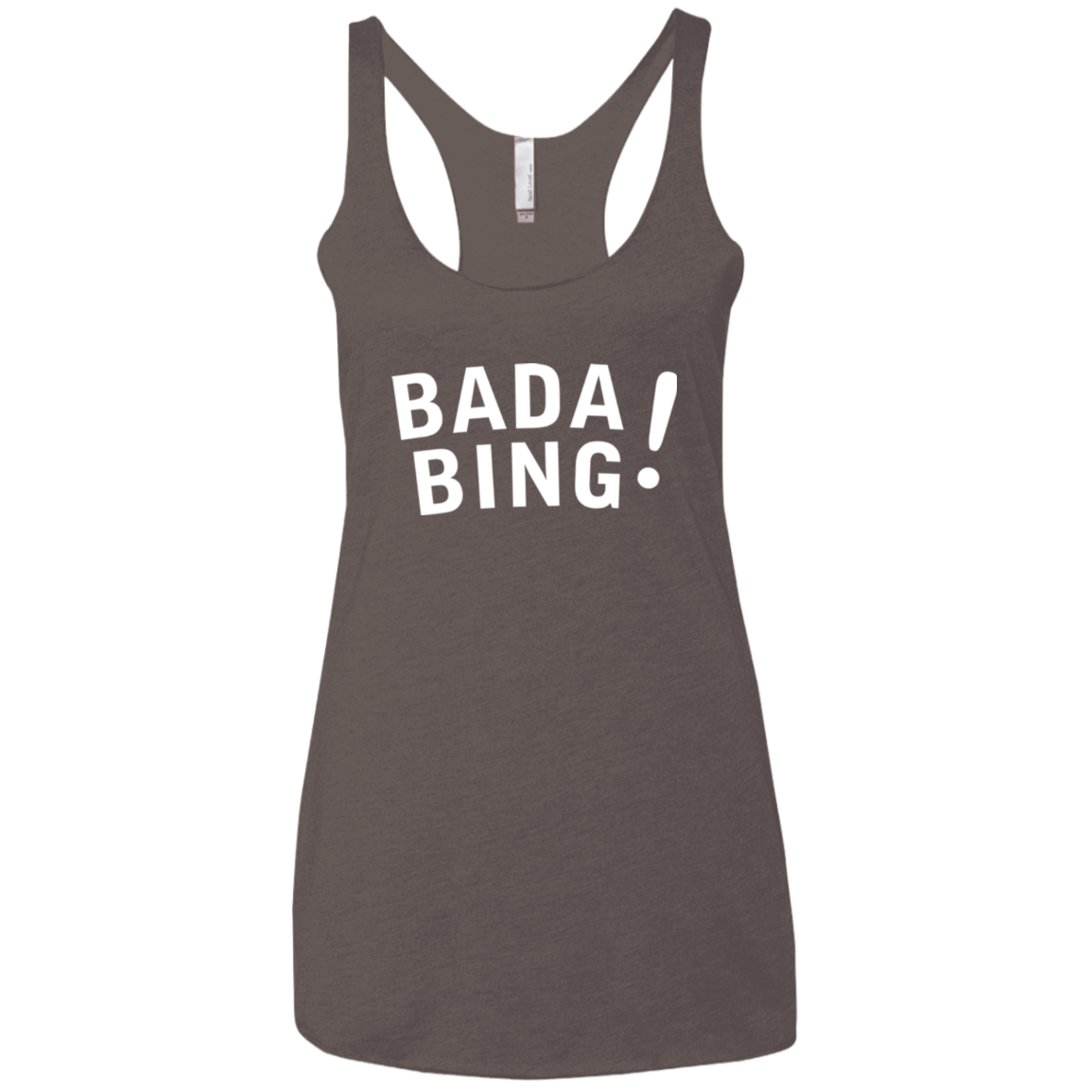Bada bing Women's Triblend Racerback Tank