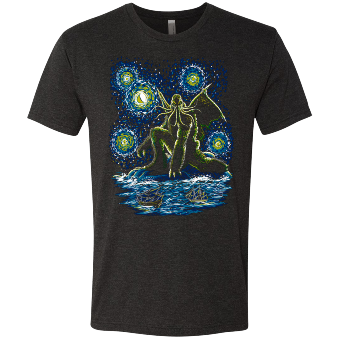 Night of Cthulhu Men's Triblend T-Shirt