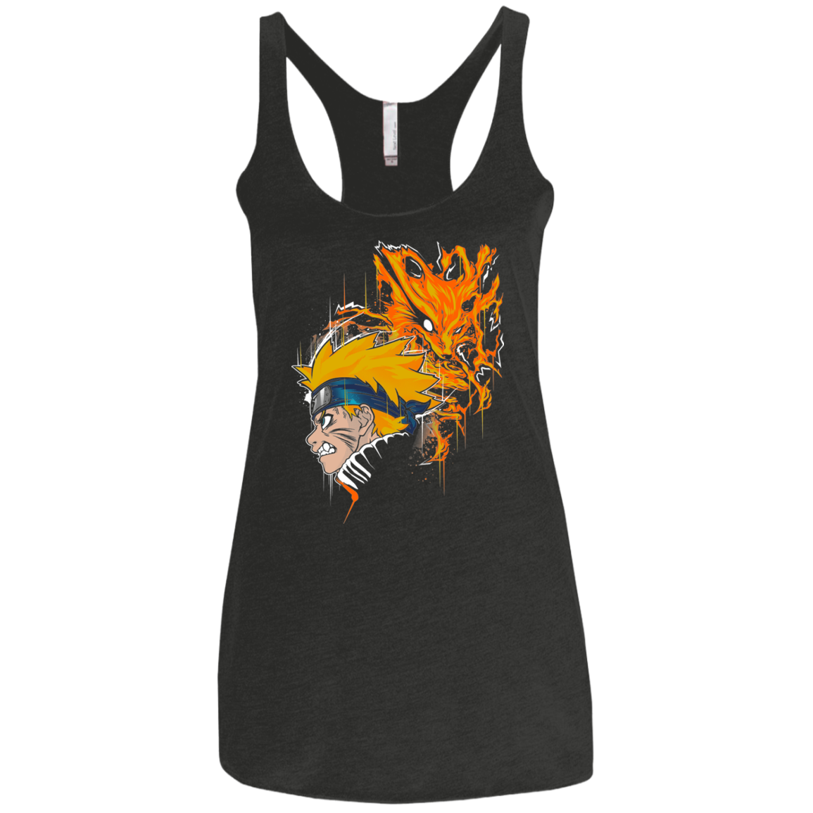 Demon Fox Women's Triblend Racerback Tank