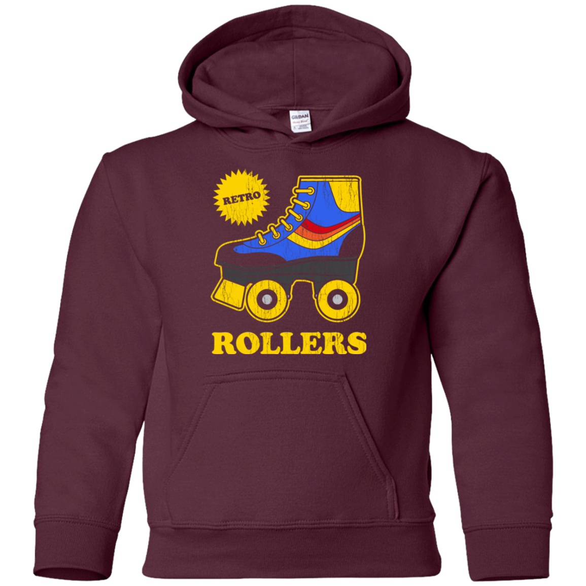 Retro rollers Youth Hoodie