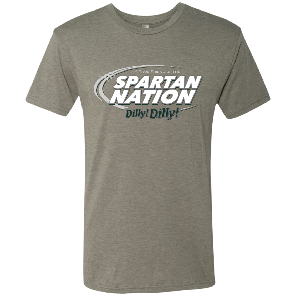 Michigan State Dilly Dilly Men's Triblend T-Shirt