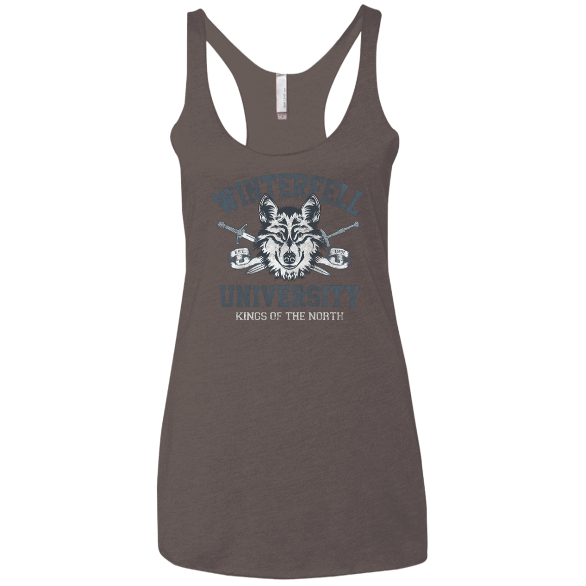 Winterfell U Women's Triblend Racerback Tank