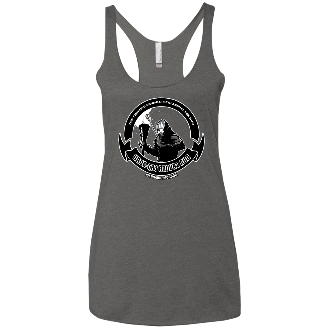 Uruk Hai Annual Run Women's Triblend Racerback Tank