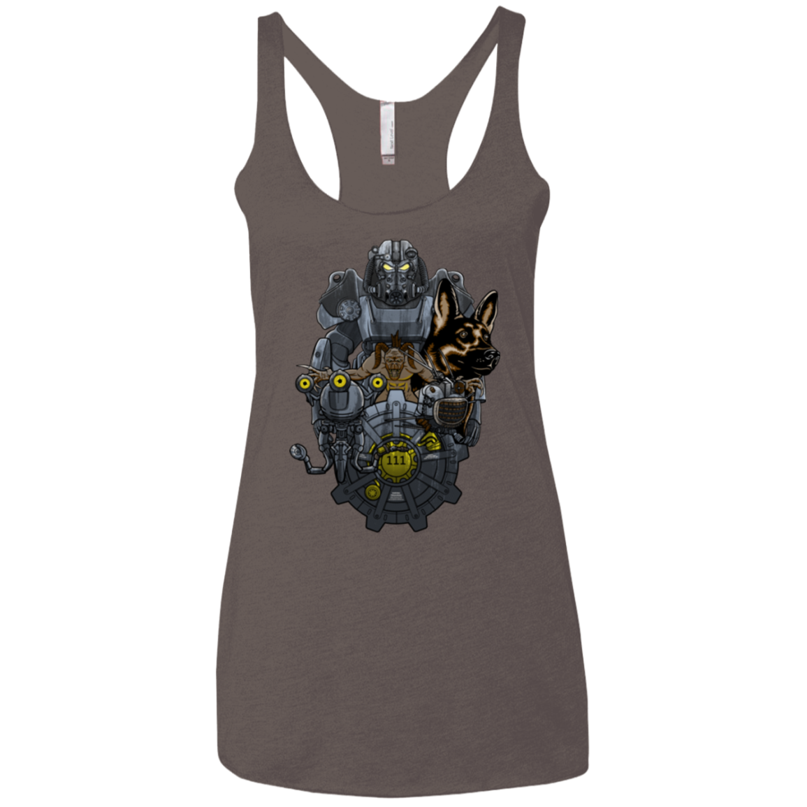 Welcome home Women's Triblend Racerback Tank