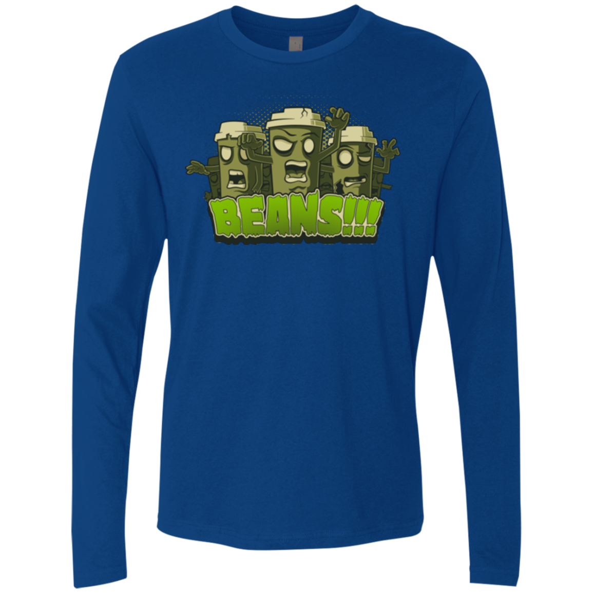Beans Men's Premium Long Sleeve