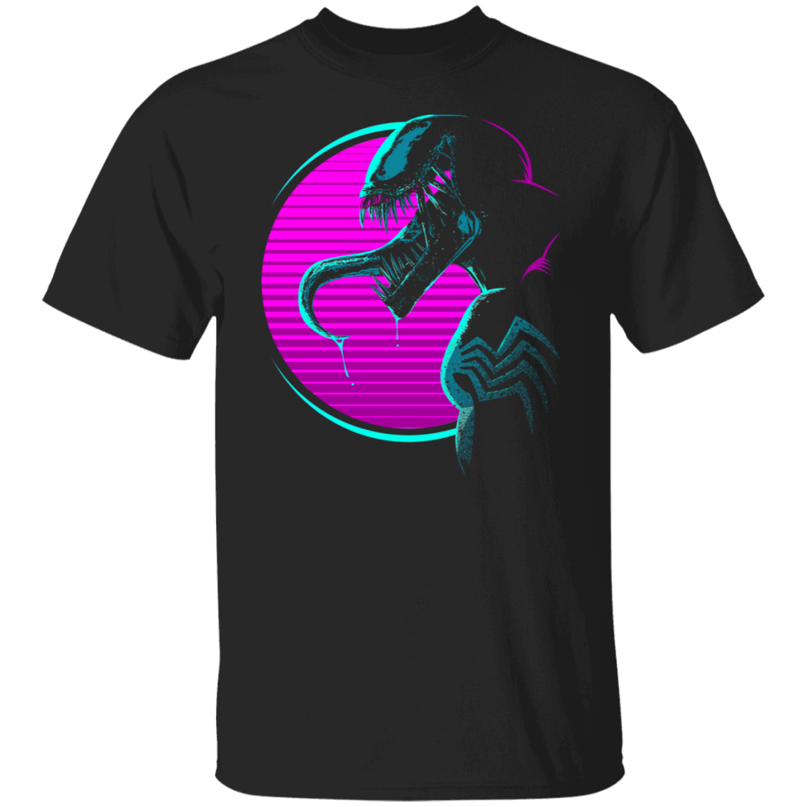 Retro Black Spider T-Shirt