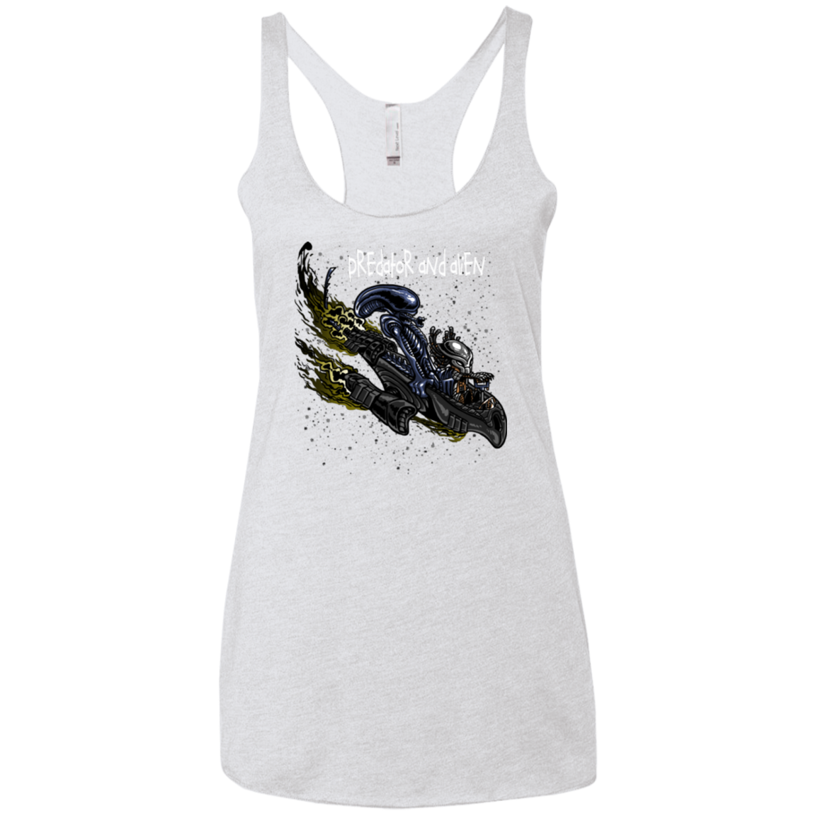 Predator and Alien Women's Triblend Racerback Tank