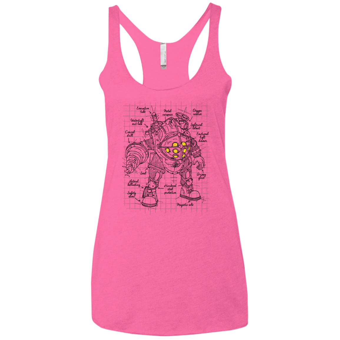 Big Daddy Plan Women's Triblend Racerback Tank