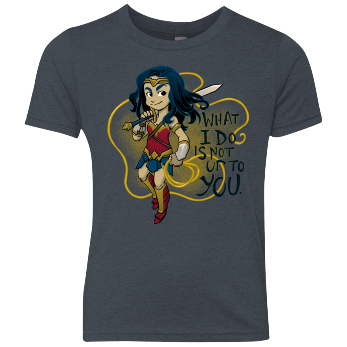 WW Text Youth Triblend T-Shirt