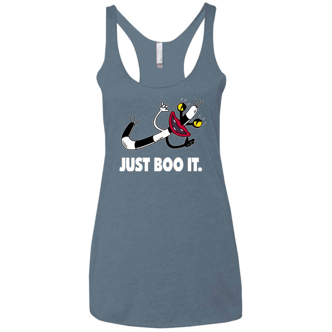 Just Boo It Women's Triblend Racerback Tank