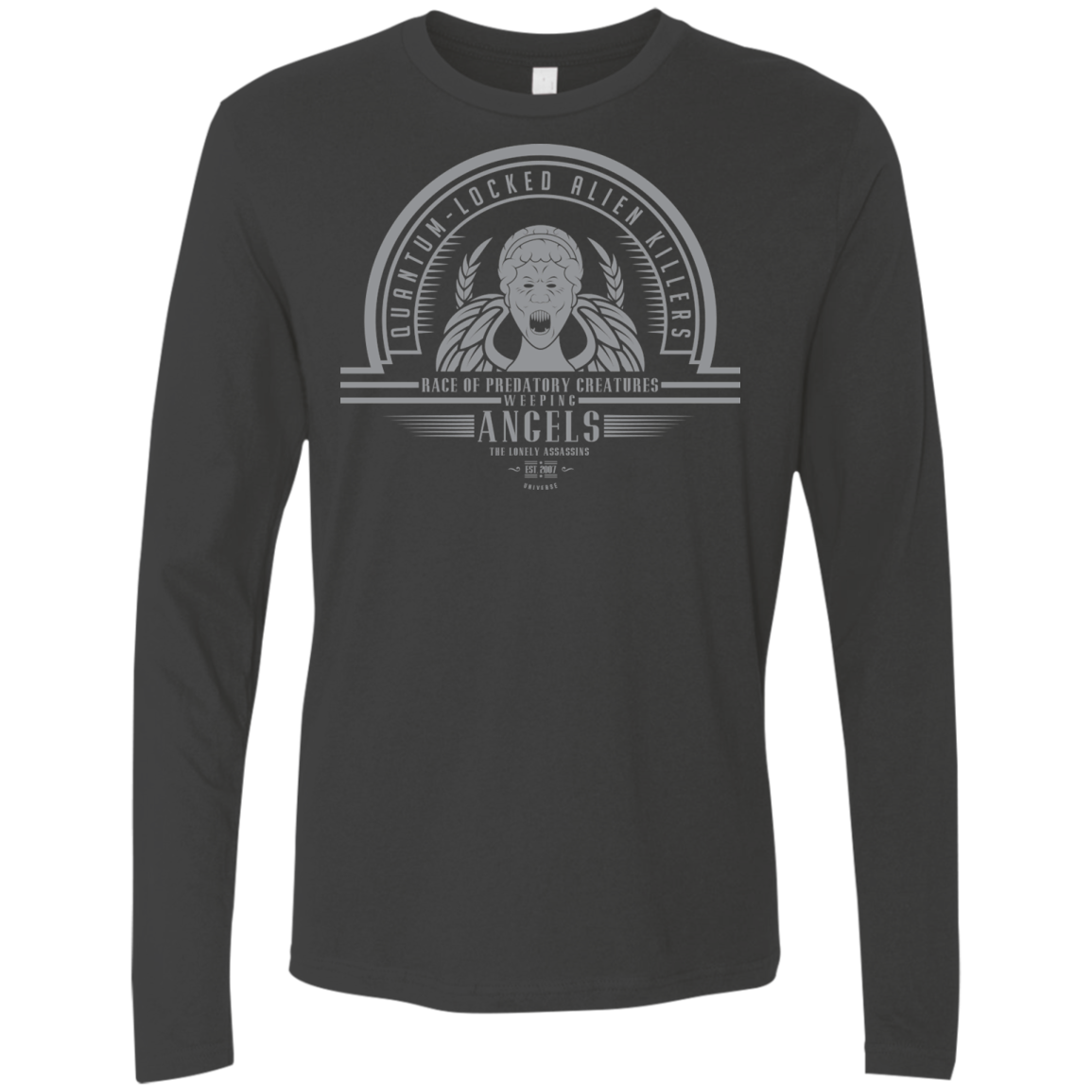 Who Villains Weeping Angels Men's Premium Long Sleeve