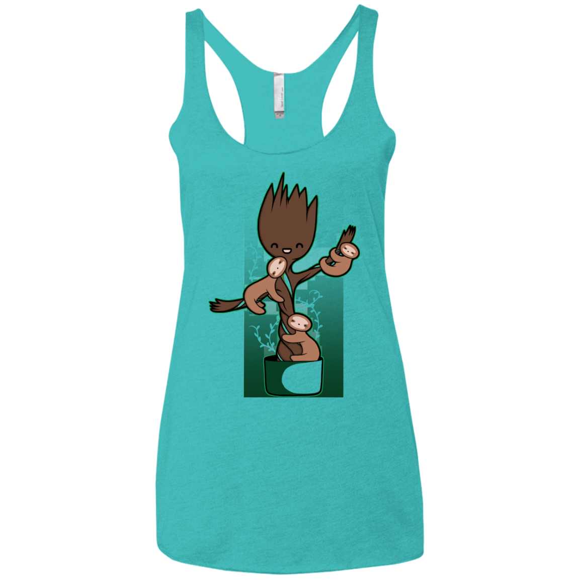 Chilling Out Women's Triblend Racerback Tank