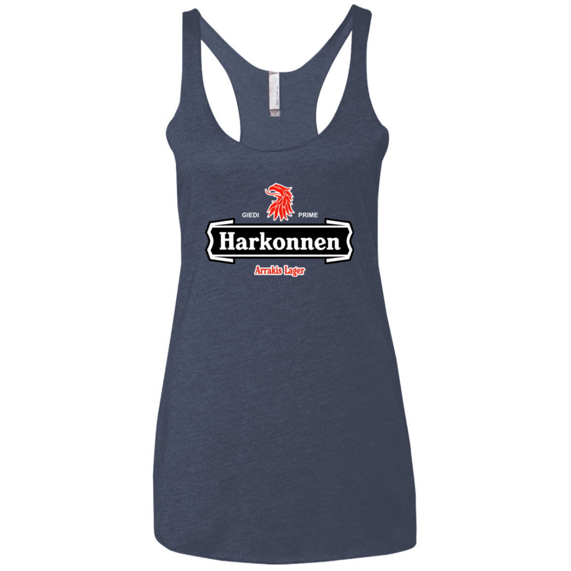 Arrakis lager Women's Triblend Racerback Tank