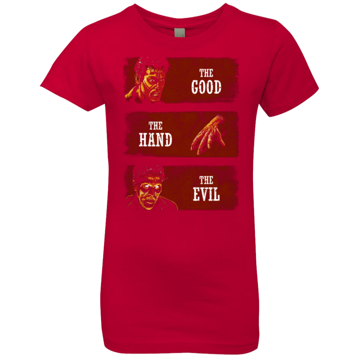 The Good the Hand and the Evil Girls Premium T-Shirt