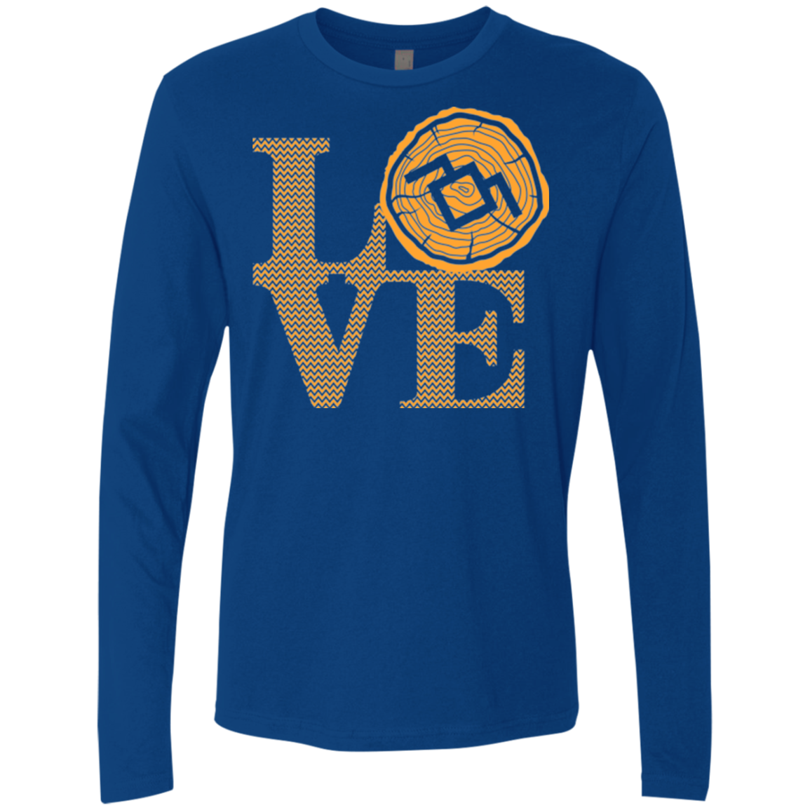 LOVE TWIN PEAKS Men's Premium Long Sleeve