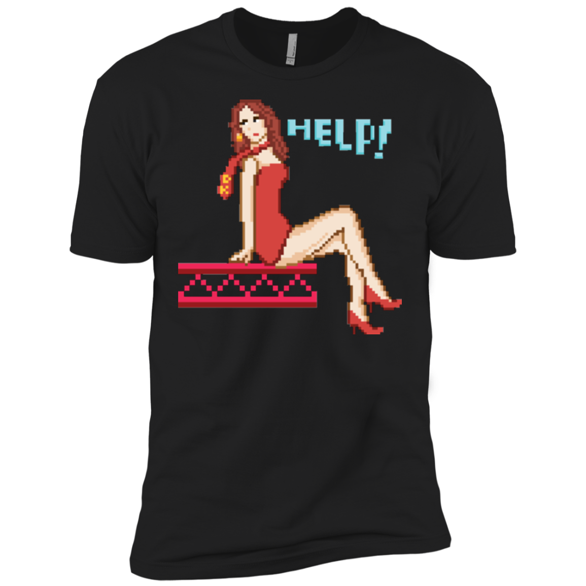 Pixel Pinup Pauline Men's Premium T-Shirt