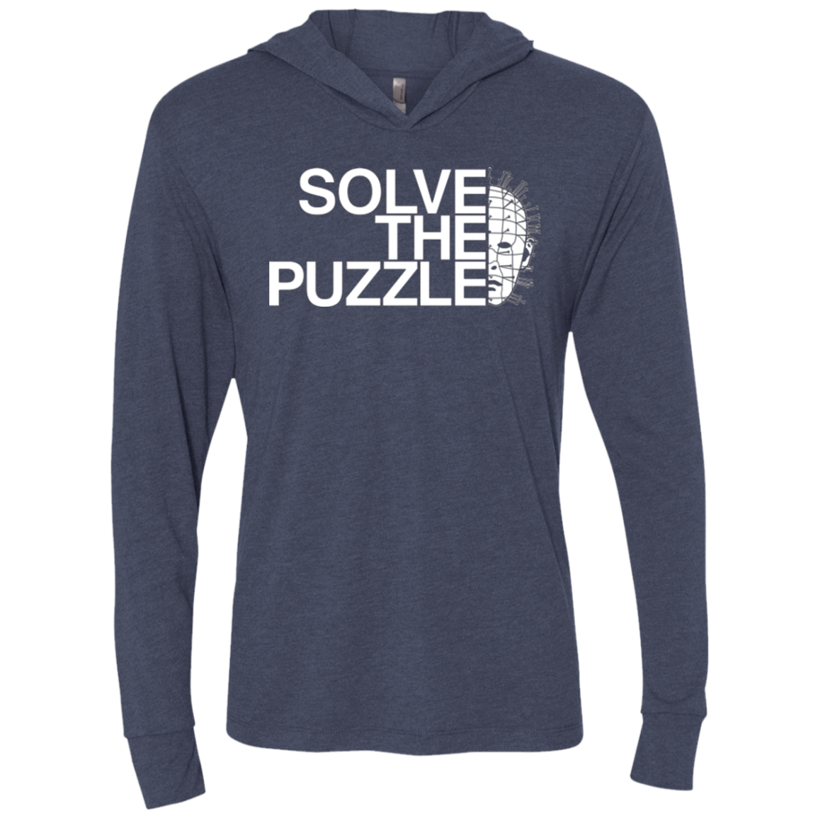 Solve The Puzzle V2 Triblend Long Sleeve Hoodie Tee