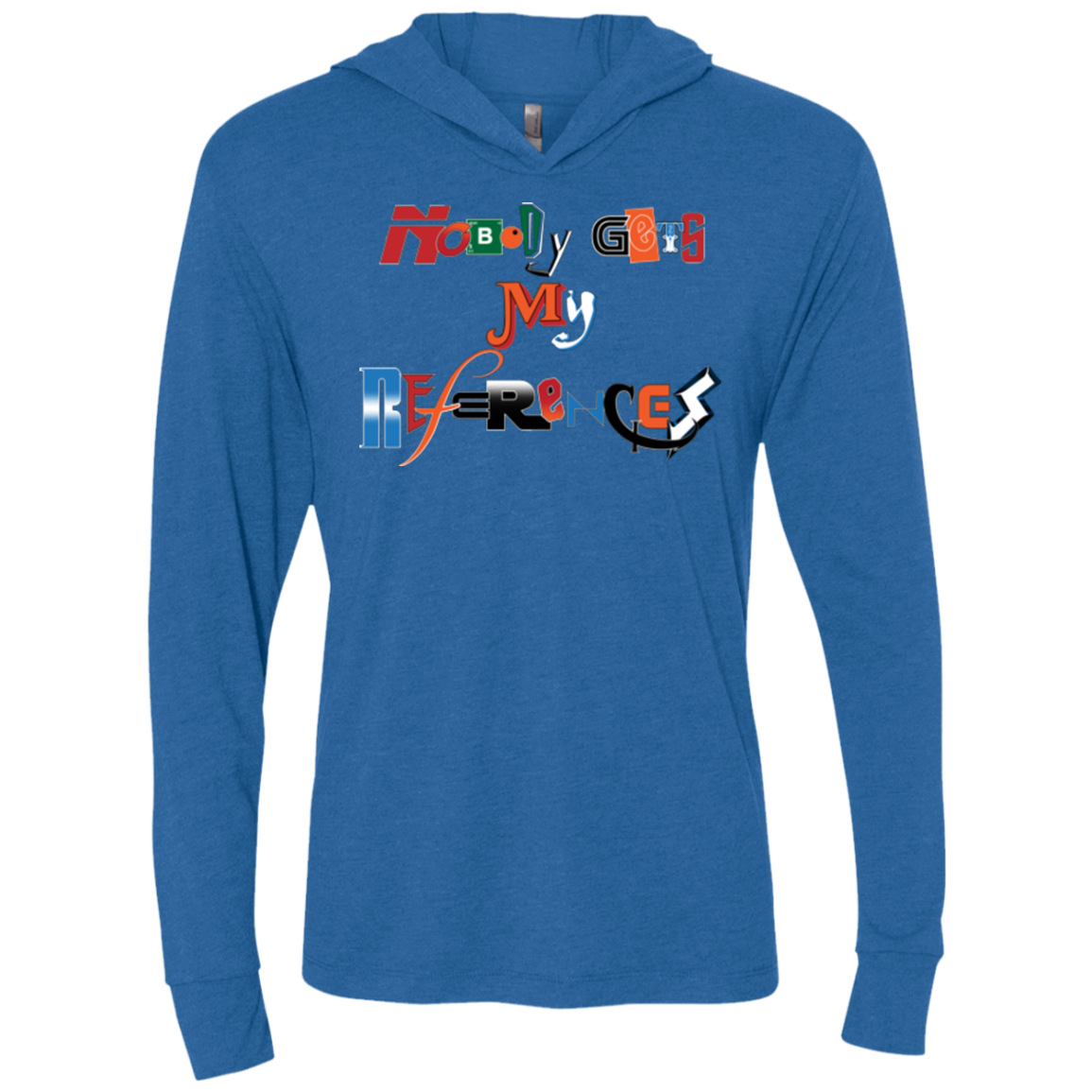 The Enigma of a Fan Triblend Long Sleeve Hoodie Tee