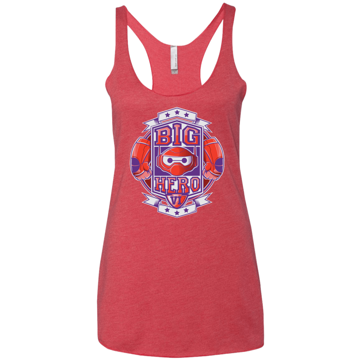 BIG HERO VI BOXING Women's Triblend Racerback Tank