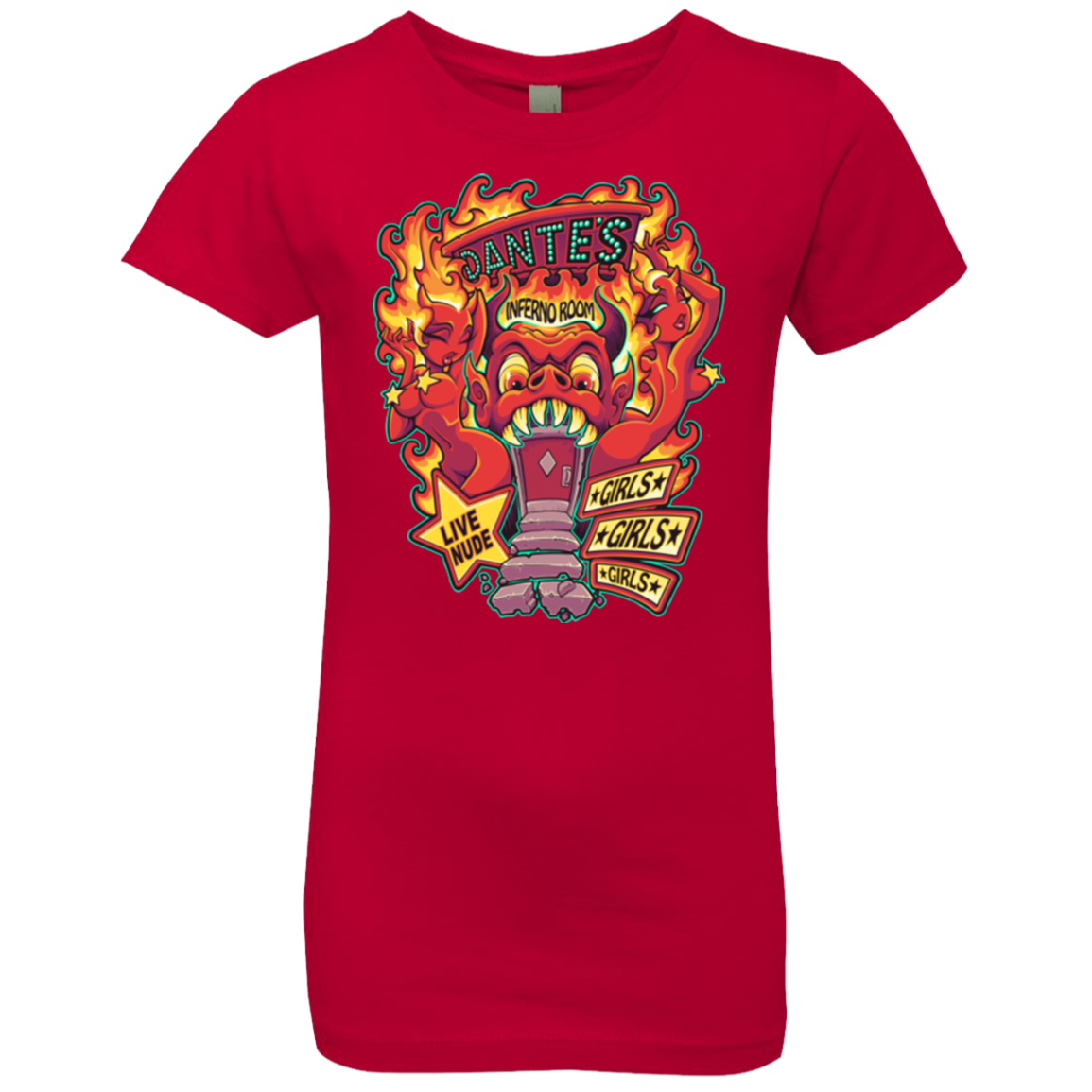 Dantes Inferno Room Girls Premium T-Shirt