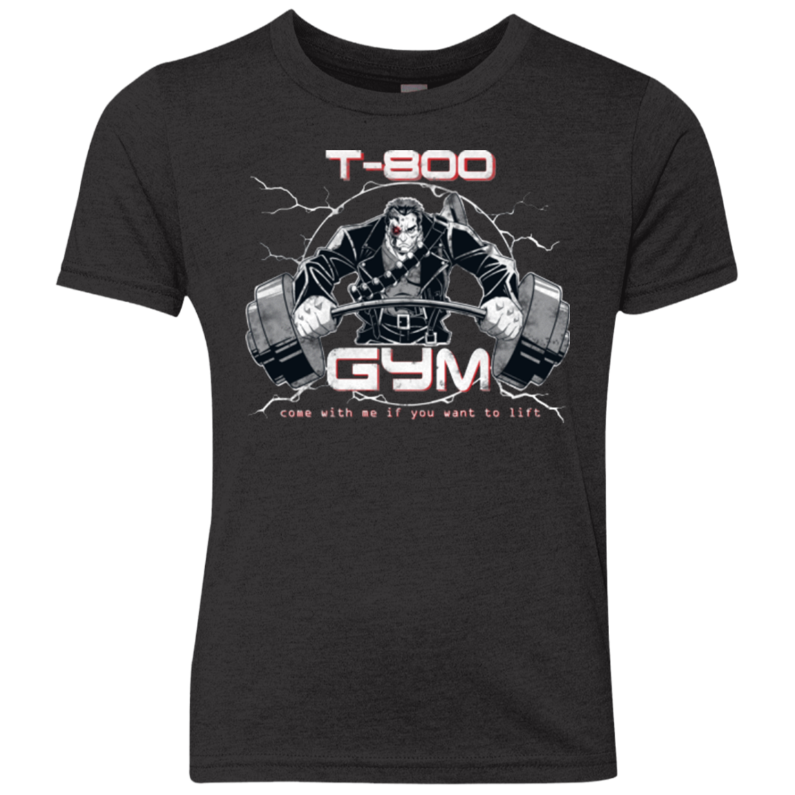 T-800 gym Youth Triblend T-Shirt
