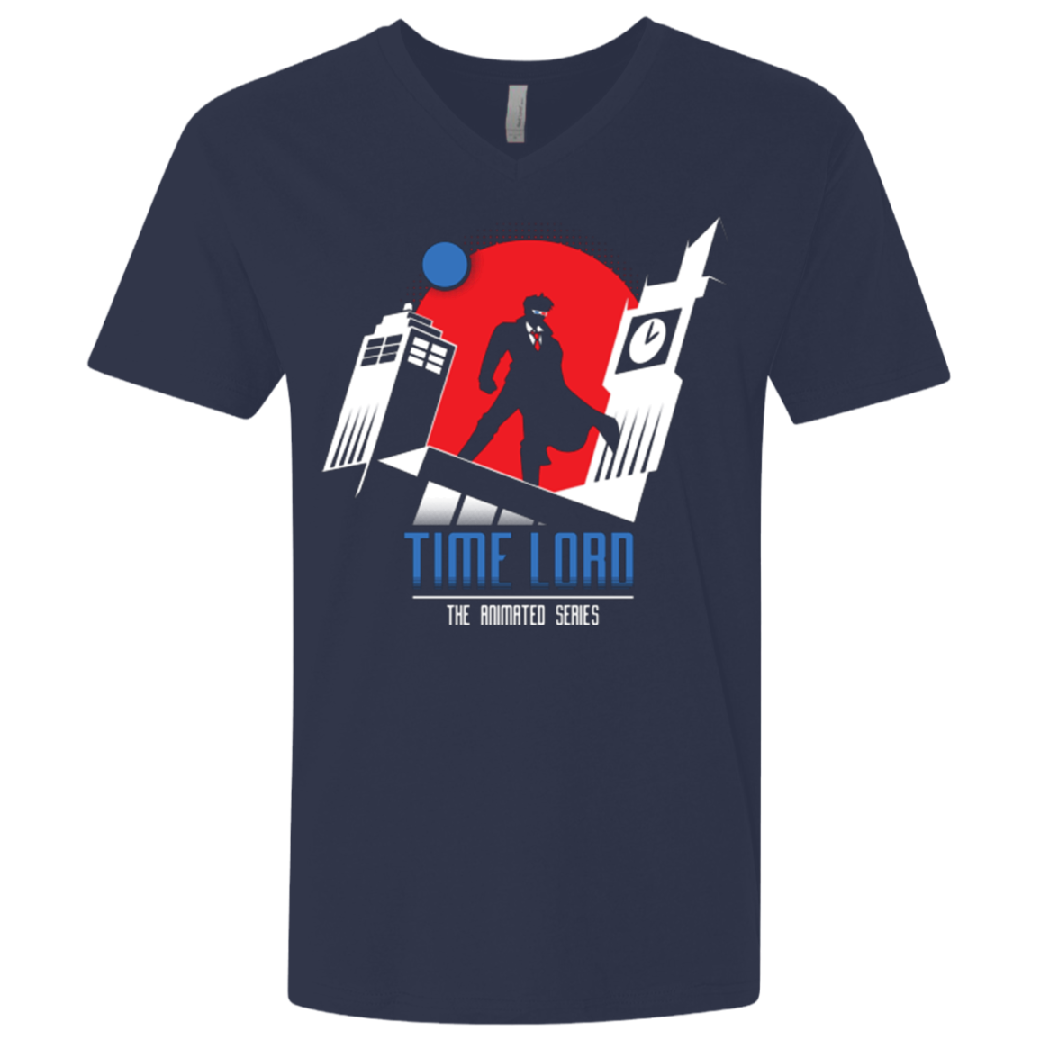 Time Lord Animated Series Men's Premium V-Neck