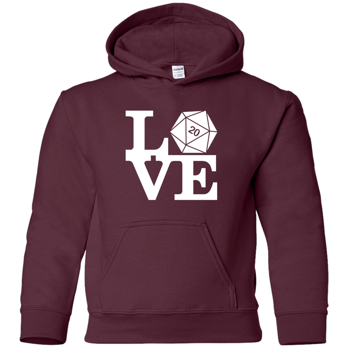 Love D20 Youth Hoodie