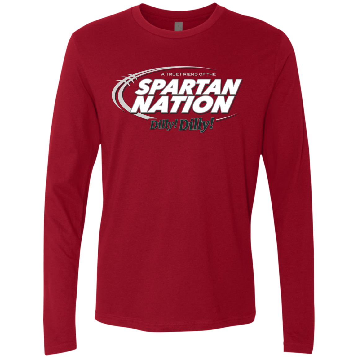 Michigan State Dilly Dilly Men's Premium Long Sleeve