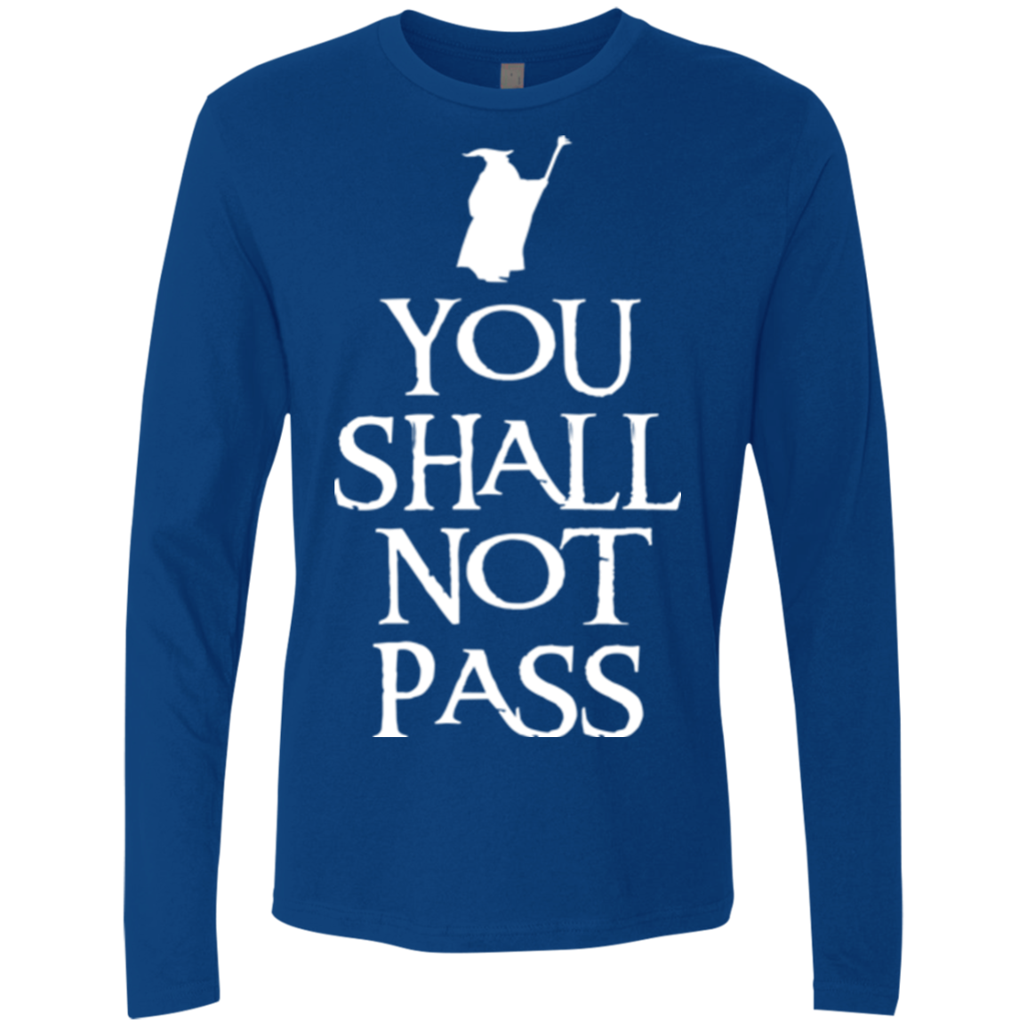 You shall not pass Men's Premium Long Sleeve