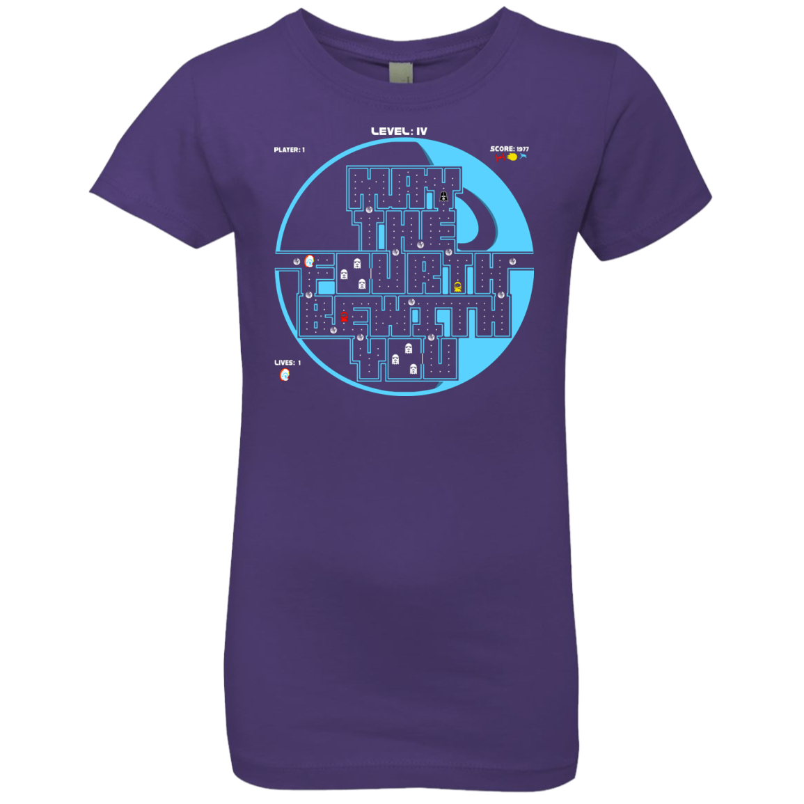 Pacman May The Fourth Girls Premium T-Shirt