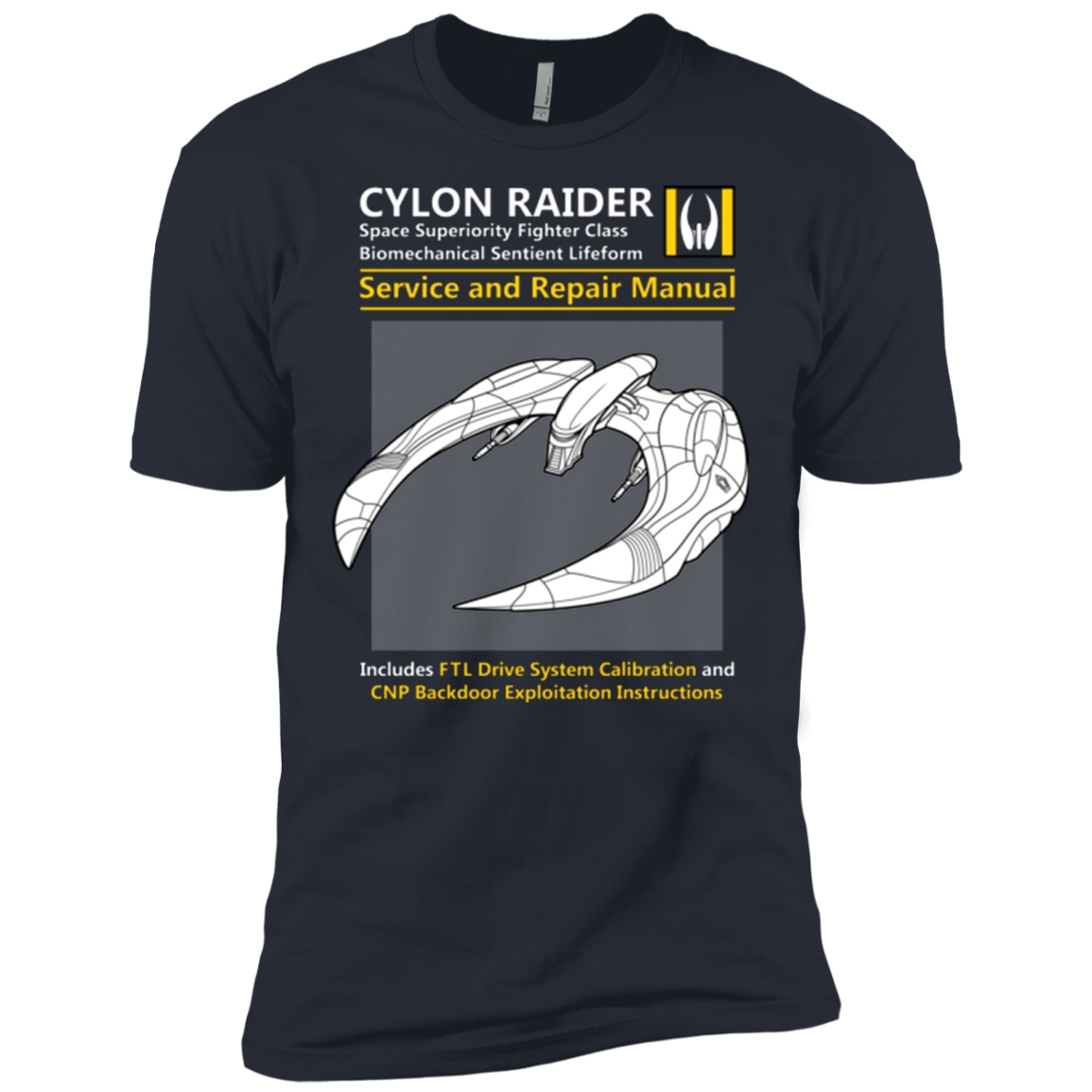 CYLON RAIDER SERVICE & REPAIR MANUAL Men's Premium T-Shirt