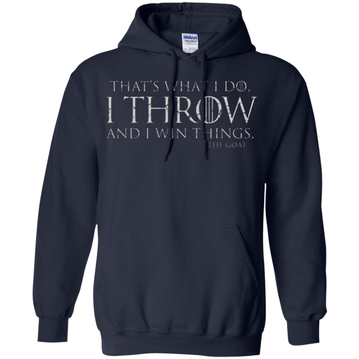 I Throw Pullover Hoodie