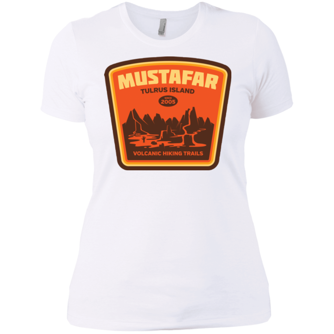 Volcanic Hiking Trails Women's Premium T-Shirt