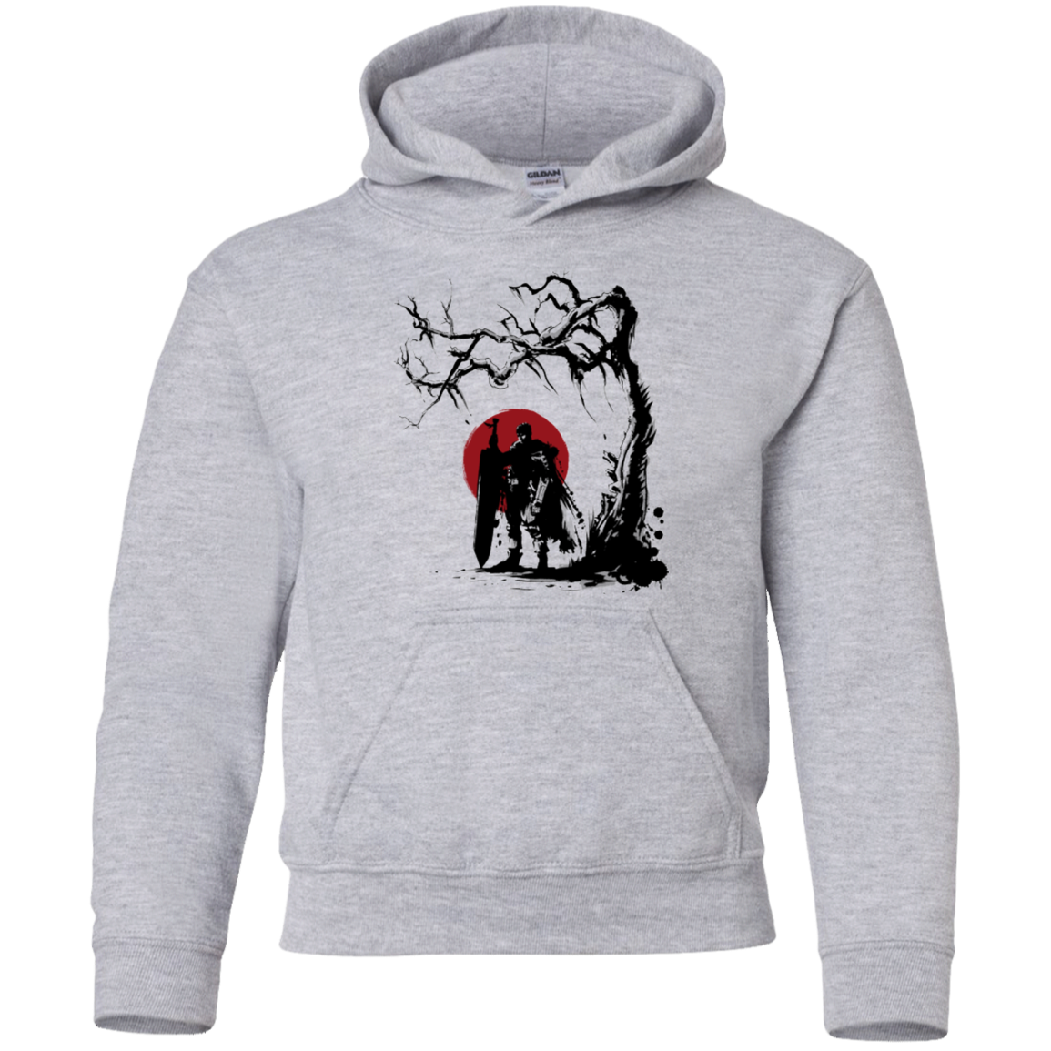 Black Swordsman under the sun Youth Hoodie