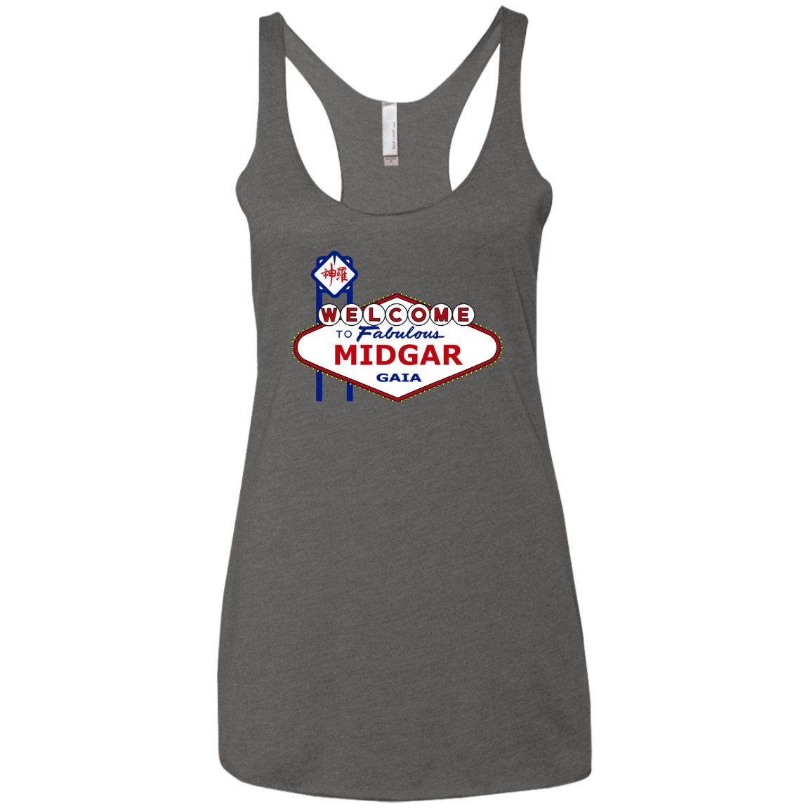 Viva Midgar Women's Triblend Racerback Tank