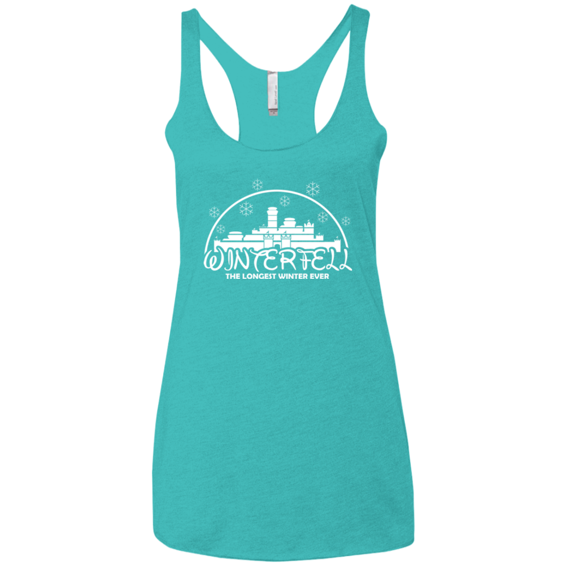 The longest winter Women's Triblend Racerback Tank
